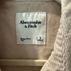 Abercrombie & Fitch Beige Corduroy Jacket